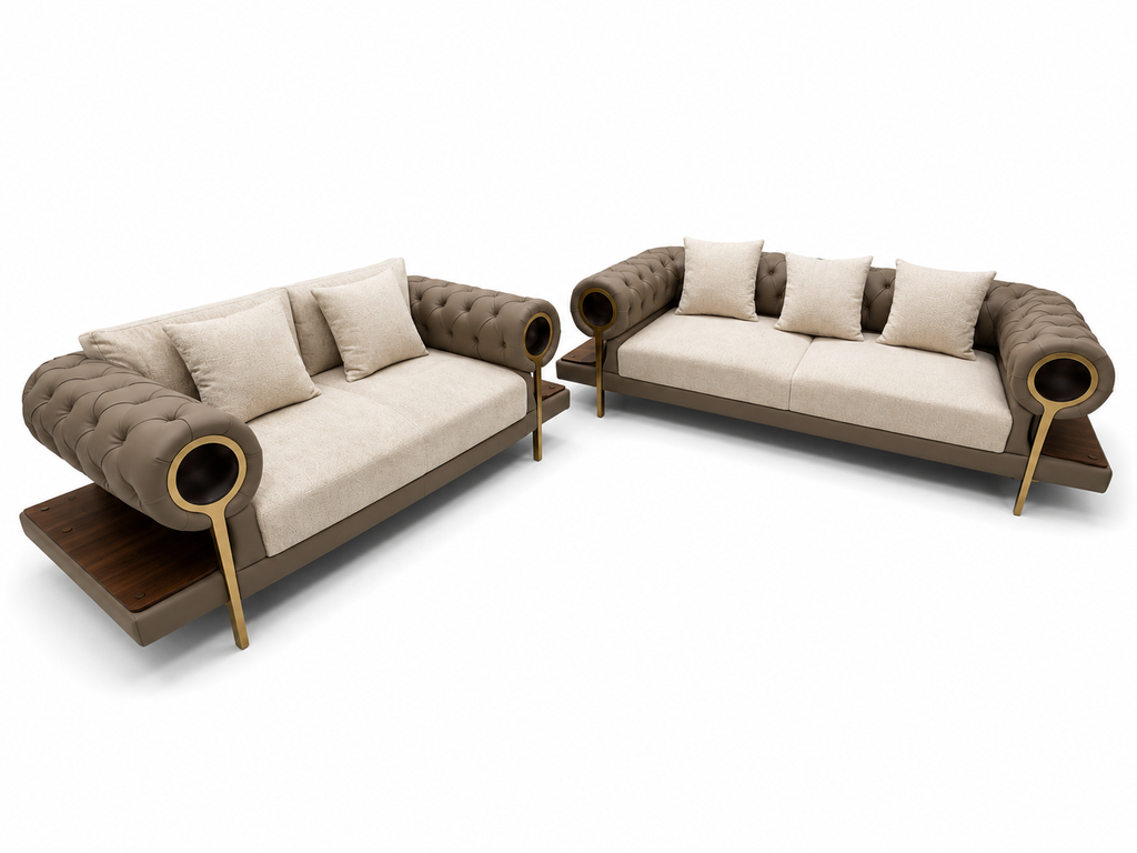 SS RING QUILTING SOFA