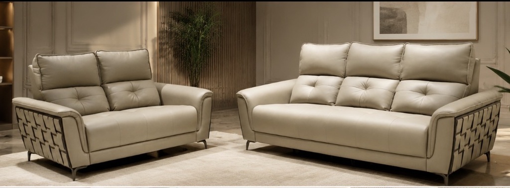 BLACK METAL SOFA